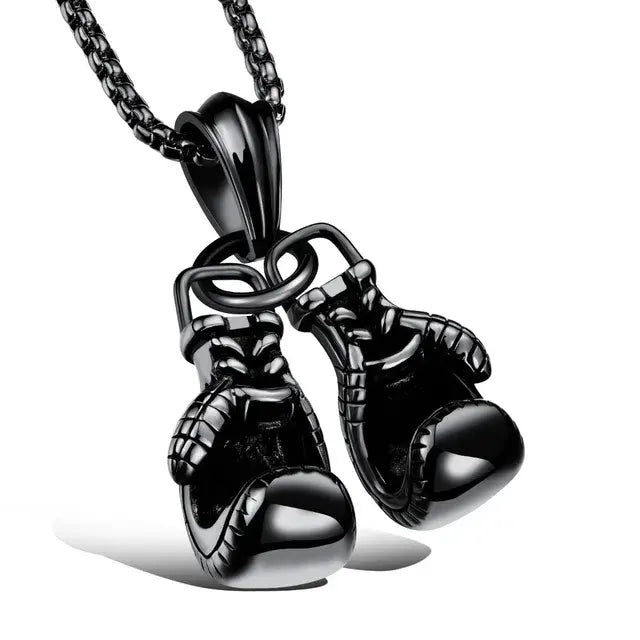 Men's Boxing Glove Pendant Necklace