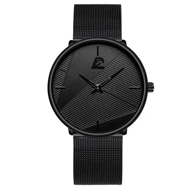 Minimalist Men's Ultra-Thin Quartz Watch