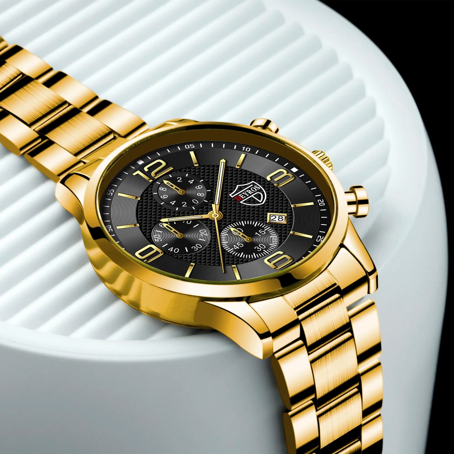 Luxury Business Men's Stainless Steel Quartz Watch