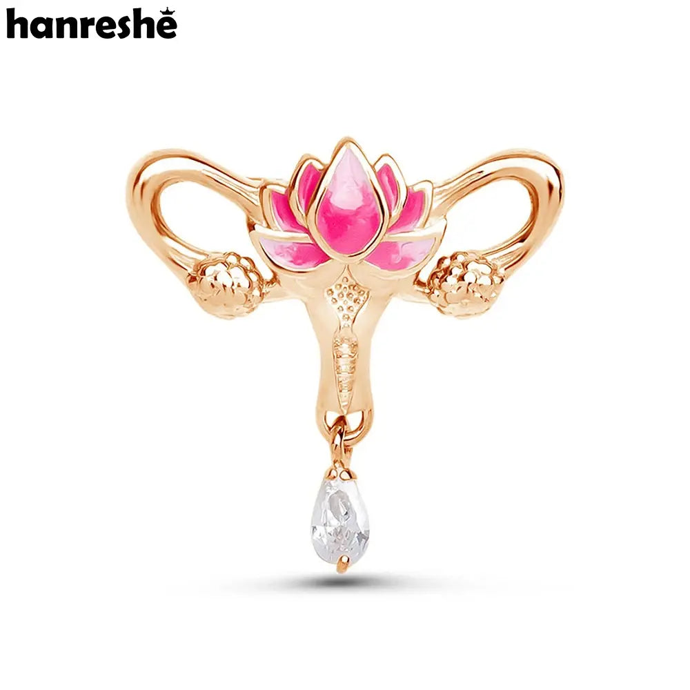 Womb Lotus Brooch Pin