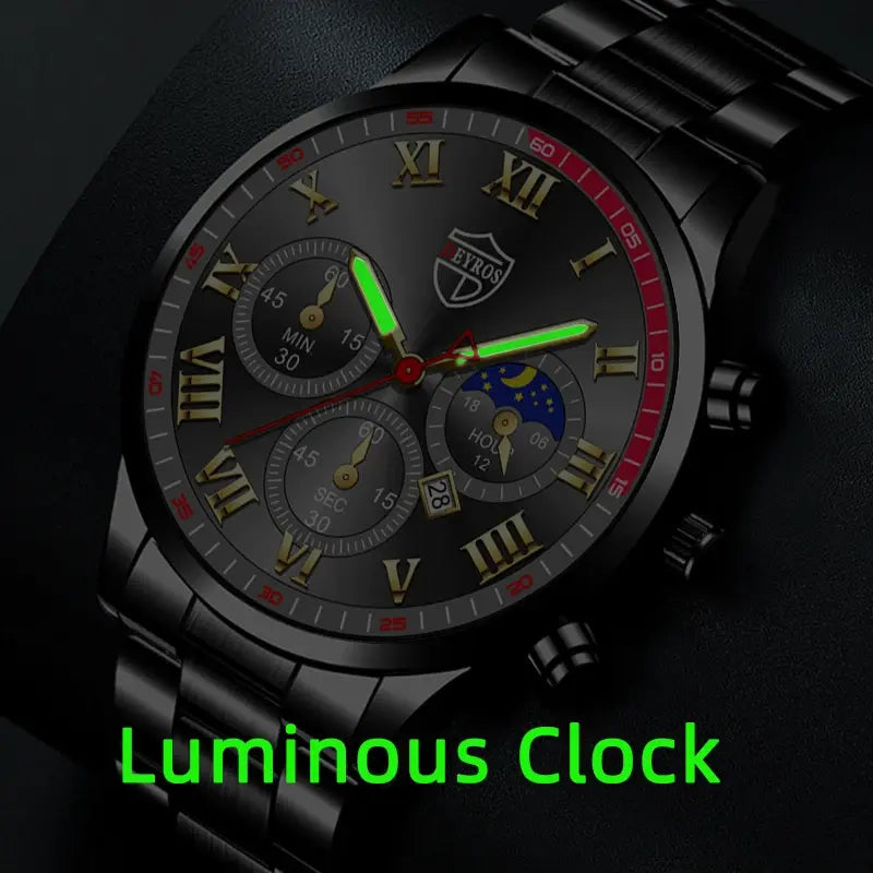 Luxury Stainless Steel Men's Quartz Watch