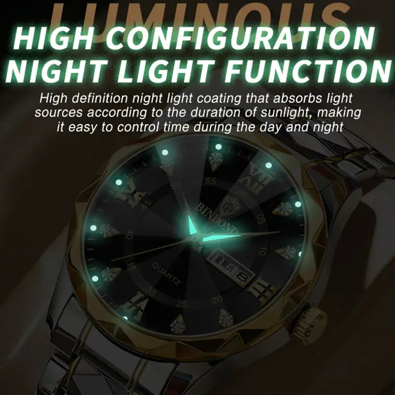 Binbond Luxury Men's Quartz Sport Watch
