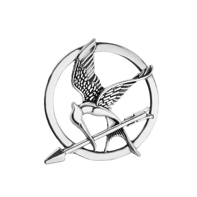 Fashion Trendy Jewelry The Hunger Games Popular Punk Vintage Style Birds Brooches Universal Costume Jewellery Accessories